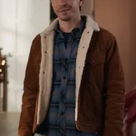 Christmas With The Campbells Justin Long Brown Jacket