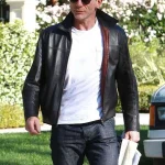 Layer Cake Daniel Craig Black Leather Jacket