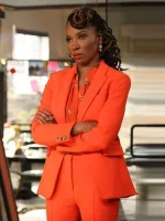 Shanola Hampton Found S02 Orange Blazer - Image 2