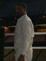 Michael B. Jordan Creed III White Bomber Jacket - Image 2