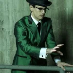 Cory Michael Smith Gotham Green Blazer Suit