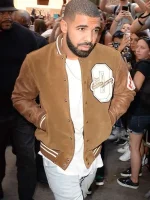 Drake Brown Varsity Jacket - Image 2