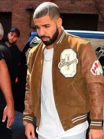 Drake Brown Varsity Jacket - Image 3