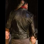 The Walking Dead Negan Black Leather Jacket - Image 3