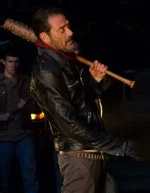 The Walking Dead Negan Black Leather Jacket