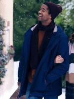 This Is Christmas Alfred Enoch Blue Jacket