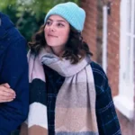 This Is Christmas Kaya Scodelario Plaid Coat