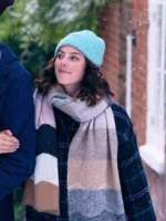 This Is Christmas Kaya Scodelario Plaid Coat