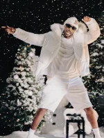 Sidemen Christmas Drillings Ft. Jme Puffer Jacket - Image 3