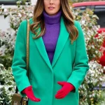 Long Lost Christmas Haley Green Coat
