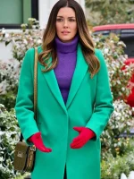 Long Lost Christmas Haley Green Coat