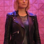 The 100 Clarke Griffin Black Leather Biker Jacket