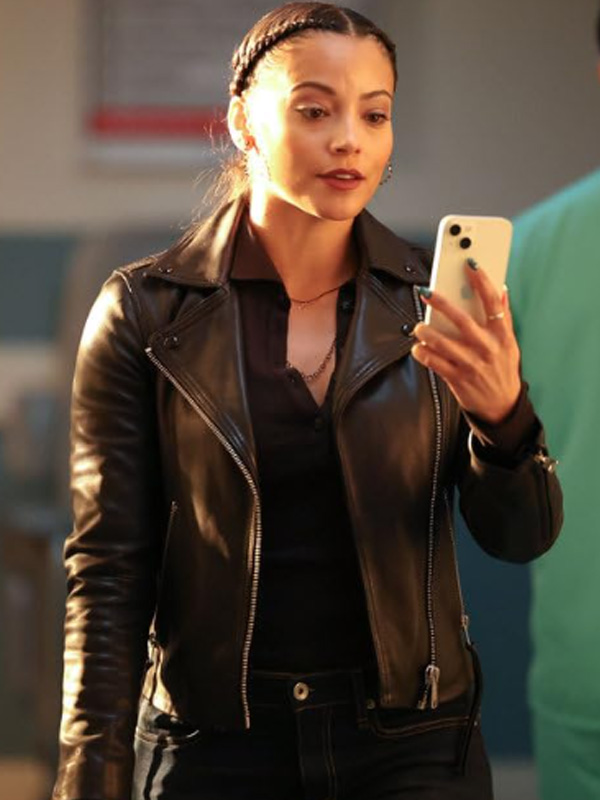 57lacey-quinn-found-black-leather-jacket Lacey Quinn Found Black Leather Jacket - Image 1