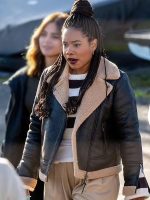 Riz The Jetty Shearling Leather Jacket