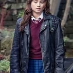 Hannah The Jetty Black Quilted Leather Jacket