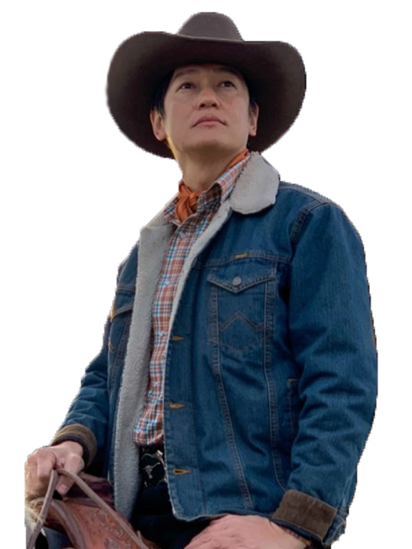 83tokyo-cowboy-arata-iura-blue-denim-jacket Tokyo Cowboy Arata Iura Blue Denim Jacket - Image 1