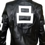 8 Ball Pool Seinfeld Michael Hoban Black Leather Bomber Jacket