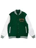 Death Row Green Paisley Varsity Jacket - Image 3