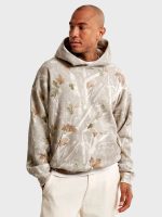 White Camo Abercrombie Essential Popover Hoodie