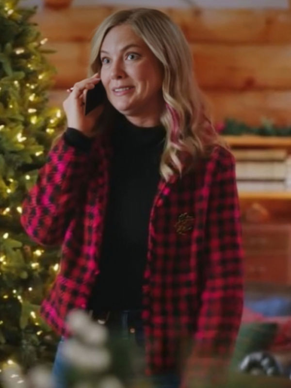 132unwrapping-christmas-olivias-reunion-cindy-busby-plaid-jacket Unwrapping Christmas Olivia’s Reunion Cindy Busby Plaid Jacket - Image 1