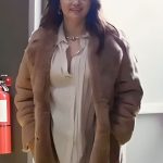 Wizards Beyond Waverly Place Selena Gomez Shearling Coat