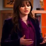 Wizards Beyond Waverly Place Selena Gomez Velvet Coat
