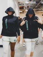 WNBA New York Liberty Black Zip-Up Hoodie - Image 3