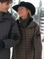 Amy Fleming Heartland Plaid Jacket - Image 4