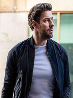 Tom Clancy’s Jack Ryan Season 2 Black Bomber Jacket - Image 2