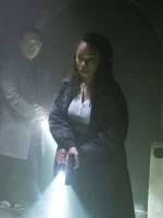 Anika Noni Rose Let the Right One In Black Trench Coat