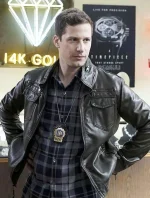 Jake Peralta Brooklyn Nine Nine Leather Jacket - Image 3