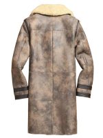 Mens Sheepskin Shearling Leather Jacket - Image 2