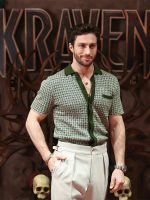 Aaron Taylor-Johnson Kraven The Hunter Mexico Photocall Shirt