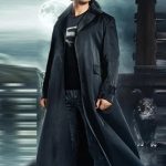 Clark Kent Superman Smallville Black Leather Trench Coat