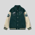 Philadelphia Eagles Collared Varsity Jacket - NFL Letterman Jacket