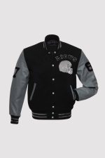 Eddie Brock Venom 2 Detroit Lions Black Varsity Jacket