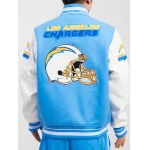 Los Angeles Chargers Pro Standard Mashup Varsity Jacket - Image 2
