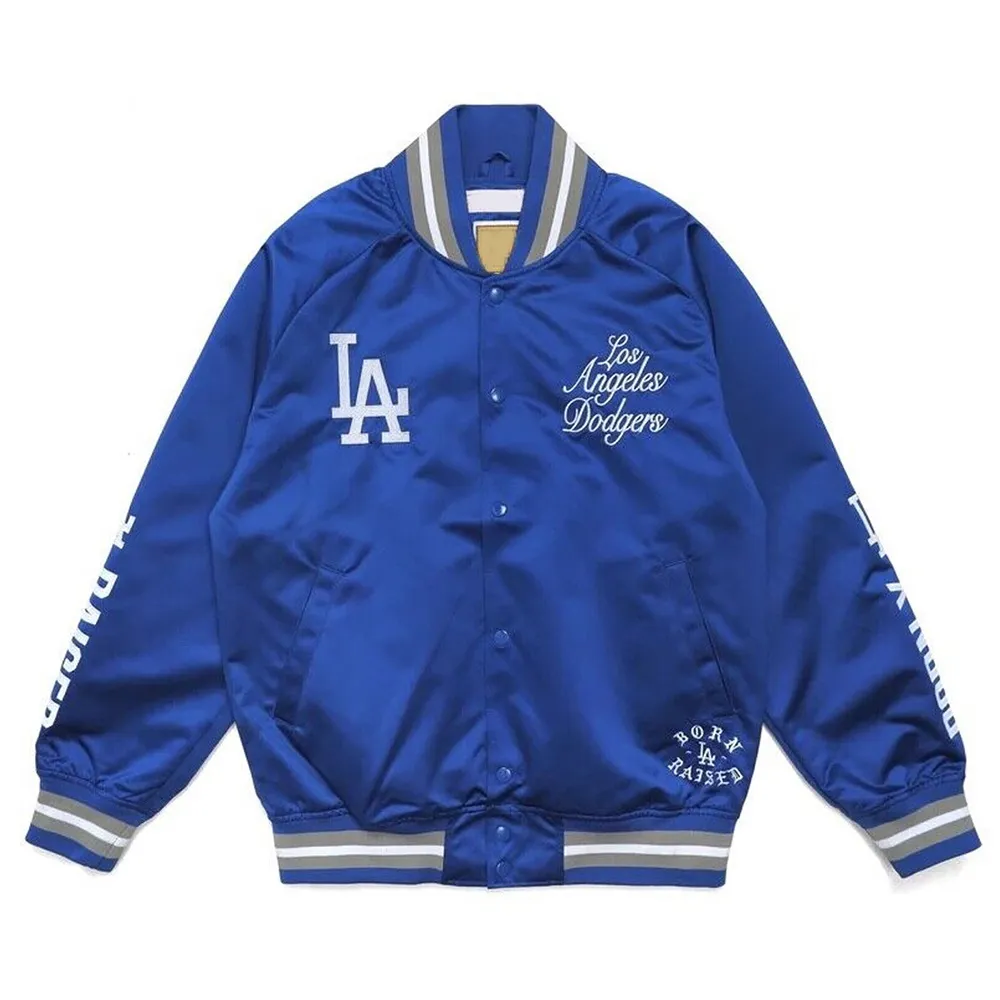 los-angeles-dodgers-born-raised-post-season-varsity-jacket-01 Los Angeles Dodgers Born Raised Post-Season Varsity Jacket - Image 1