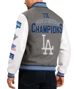 Los Angeles Dodgers Challenger Varsity Jacket - Image 2