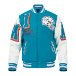 Miami Dolphins Pro Standard Mashup Varsity Jacket