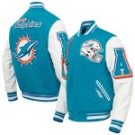 Miami Dolphins Pro Standard Mashup Varsity Jacket - Image 5