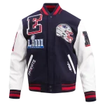 New England Patriots Pro Standard Mashup Varsity Jacket