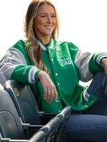 Kylie Kelce Philadelphia Eagles Varsity Jacket - Image 5