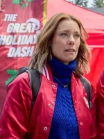 Ashley Williams Jingle Bell Run 2024 Varsity Jacket - Image 5