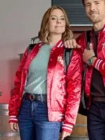 Ashley Williams Jingle Bell Run 2024 Varsity Jacket - Image 2