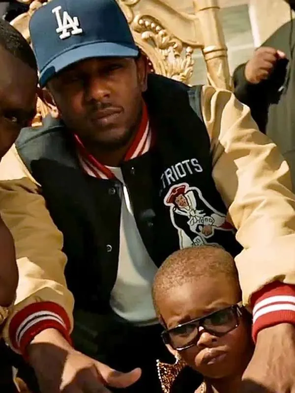 Kendrick-Lamar-New-England-Patriots-Jacket Kendrick Lamar Patriots Varsity Jacket - Image 1