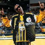 Snoop Dogg Steelers Varsity Jacket