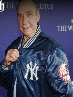 F. Murray Abraham The White Lotus S02 Blue Varsity Jacket - Image 2