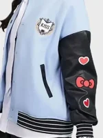 XO Kitty Series Varsity Leather Jacket - Image 2