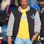 Eddie Murphy Beverly Hills Cop: Axel F 2024 Black Varsity Jacket